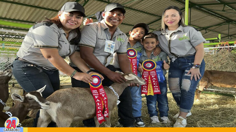 Ganadores del concurso fenotípico Caprino en la Expoferia Agropecuaria Falcón 2022