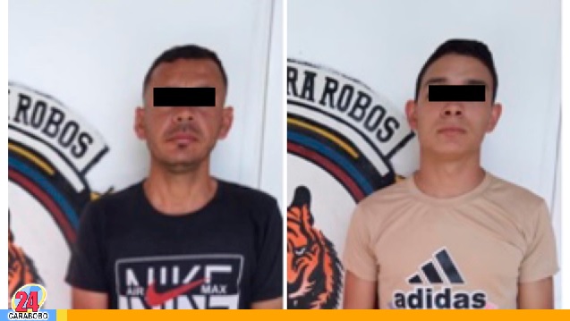 Dos peligrosos delincuentes en Carlos Arvelo fueron capturados