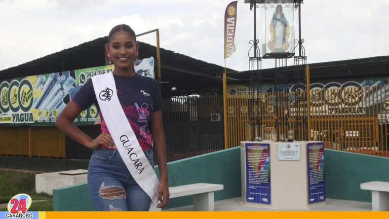 Representante del Miss Carabobo promovió labor social en Guacara
