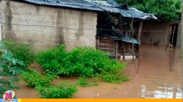 Sectores de Canoabito afectados por las lluvias