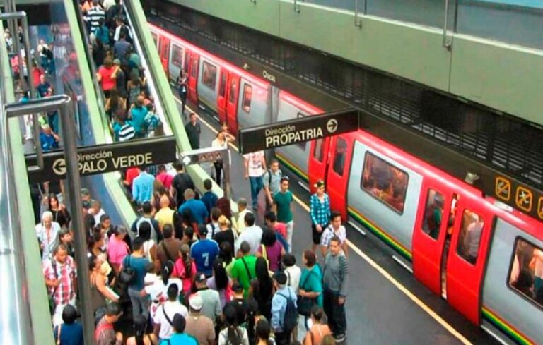 Metro de Caracas reportó un retraso en la Línea 1