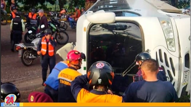 Accidente de autobús en Táchira dejó un fallecido