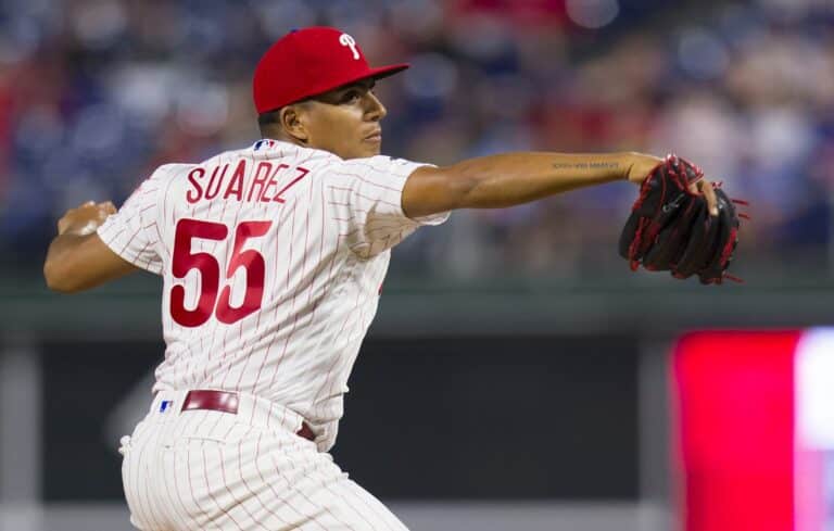 MLB: Ranger Suárez maniató a los Bravos de Atlanta para su 10º victoria