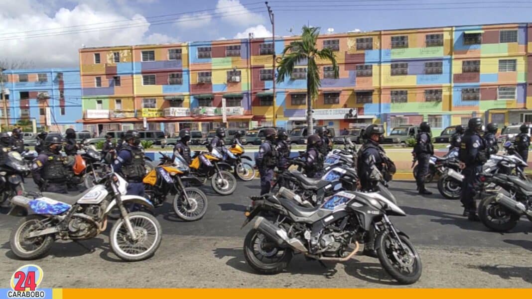Desplegados efectivos de seguridad Carabobo