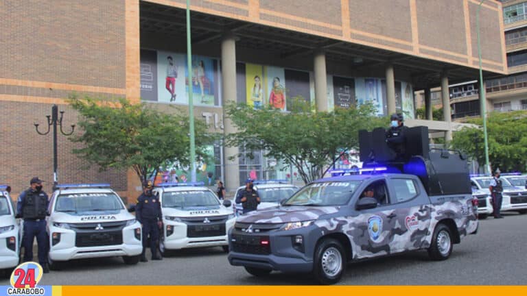 PoliCarabobo realizó despliegue de seguridad desde la Av. Bolívar de Valencia