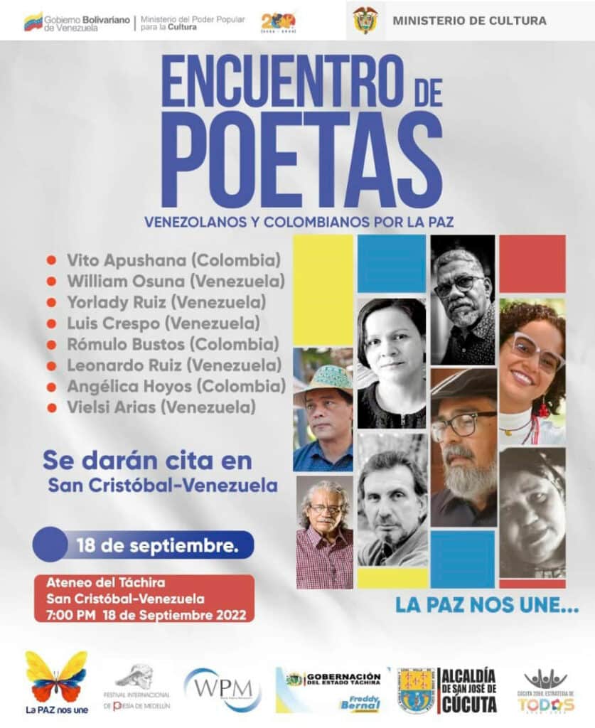 tarek william saab - encuentro poetas colombia venezuela