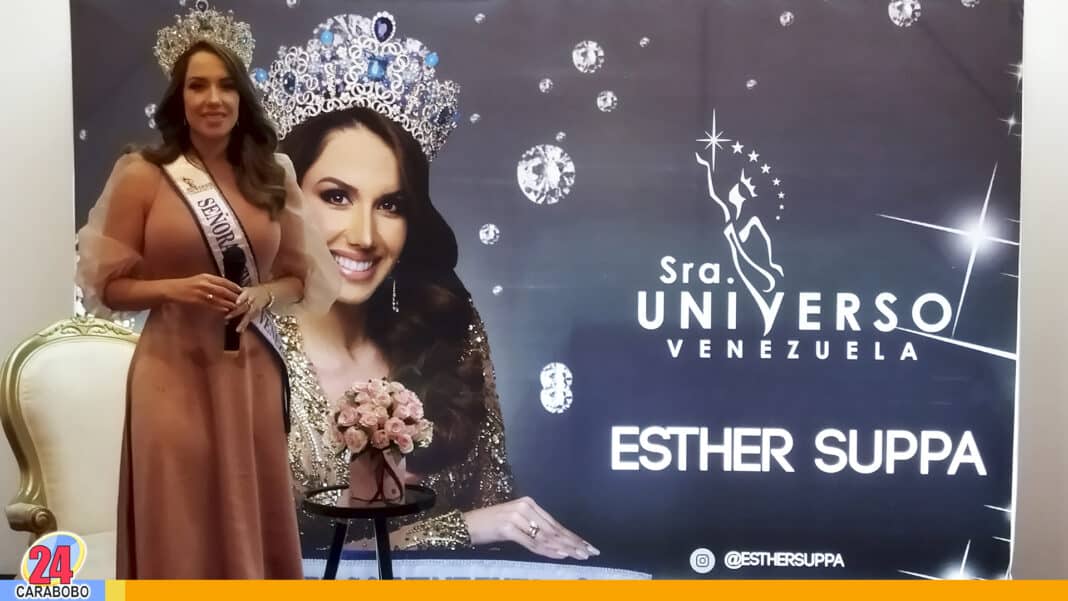 Esther Suppa se coronó Señora Universo Venezuela