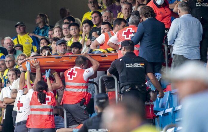 Aficionado sufrió un infarto en el partido Cádiz-Barcelona