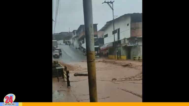 Se desbordaron varias quebradas en el estado Táchira