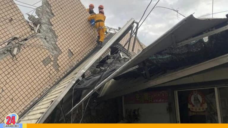 Se registró terremoto de magnitud 6,8 en Taiwán