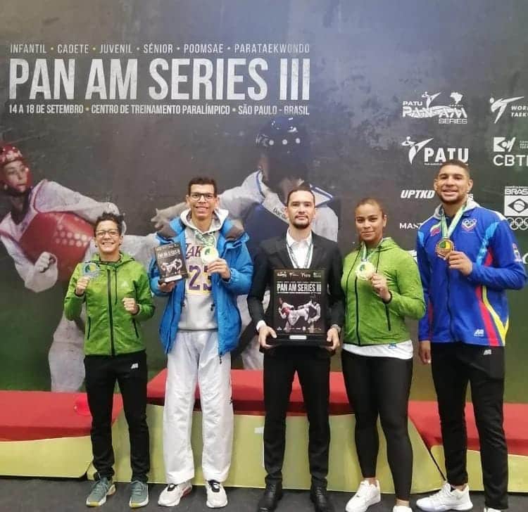 Venezuela ganó oro, plata y bronce en el Pan-Am Series III G2 de taekwondo