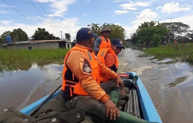 Zulia: colapso del muro de contención del río Chama mantiene a las autoridades alerta