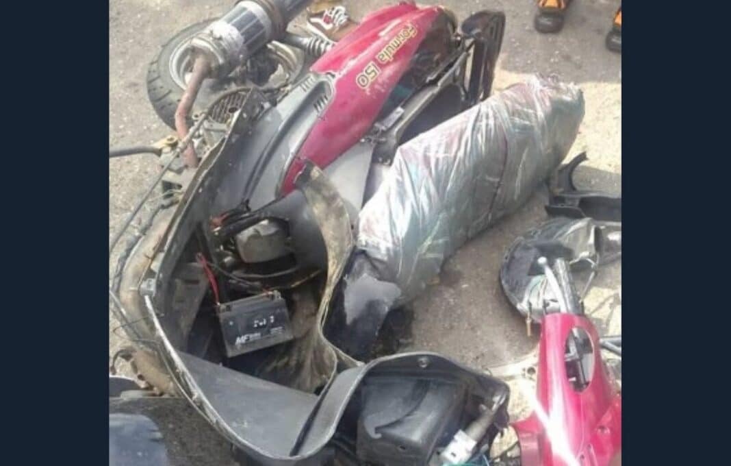 Accidente de moto en Naguanagua dejó dos personas lesionadas