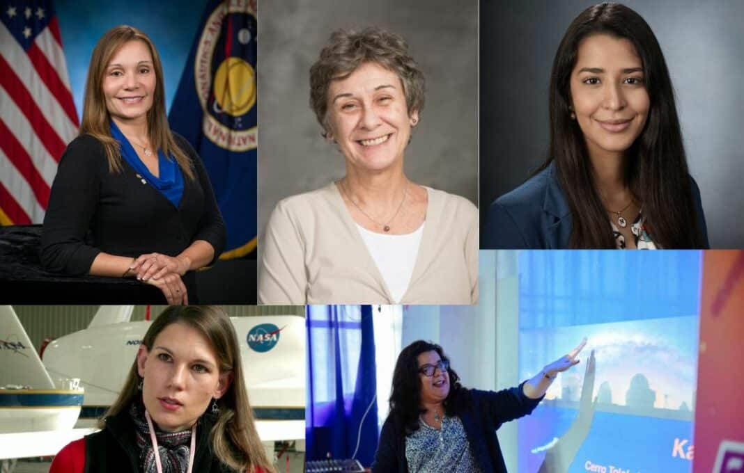 cinco mujeres venezolanas en el sector espacial