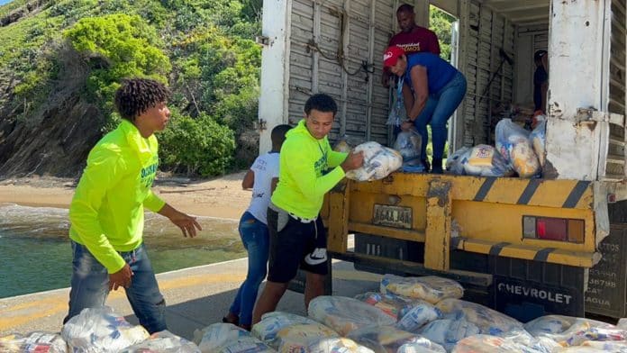 Envían 35 toneladas de alimentos a zonas costeras de Aragua