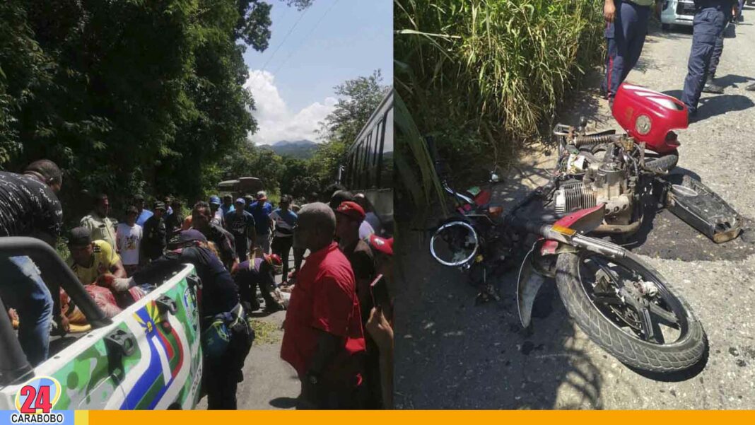 accidente en Puerto Cabello