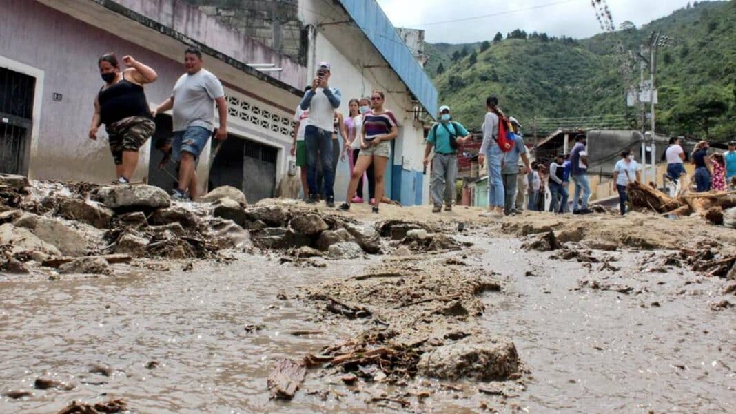 familias afectadas por lluvias en Venezuela 