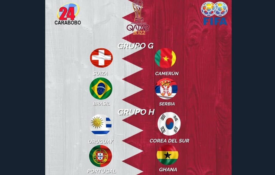 Brasil debutará frente a Serbia en la quinta jornada Qatar 2022