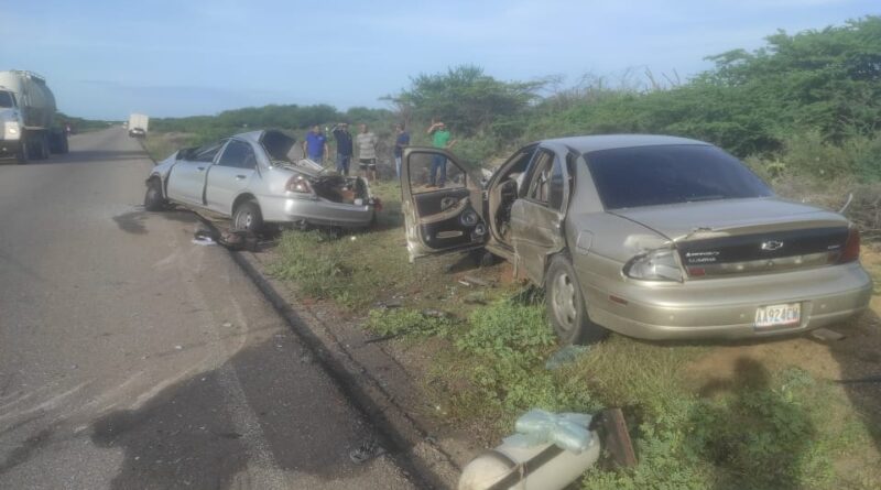 accidente carretera Falcón Zulia