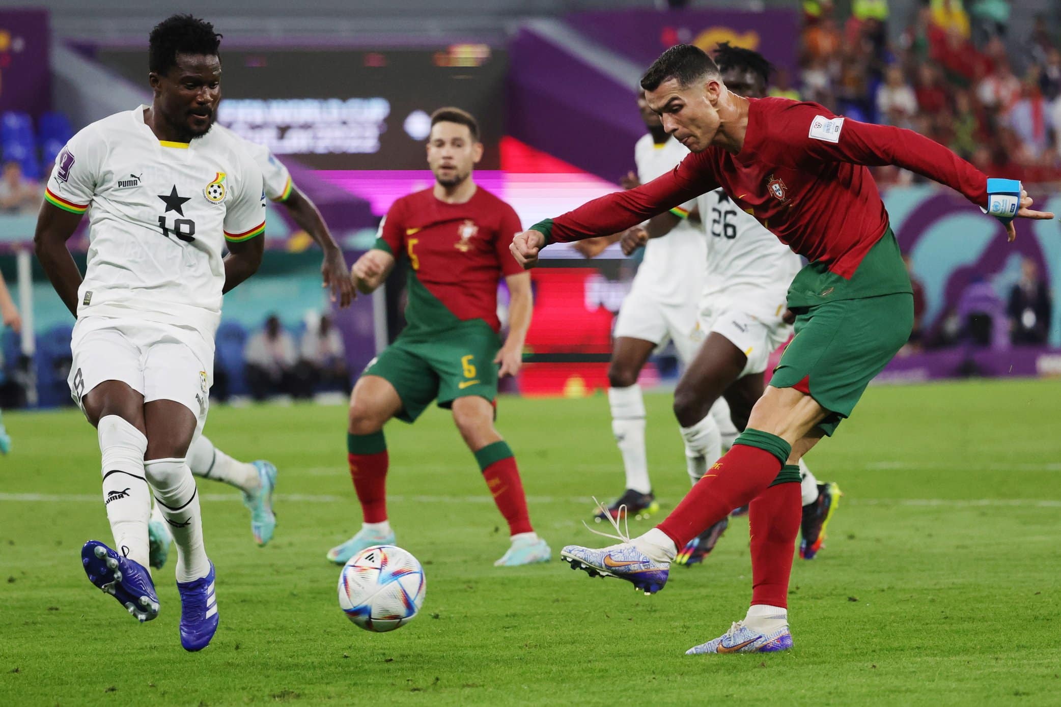 Portugal ganó a la selección de Ghana - Portugal ganó a la selección de Ghana