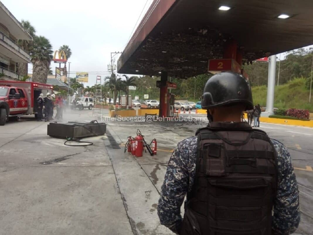 incendio estación de gasolina Panamericana
