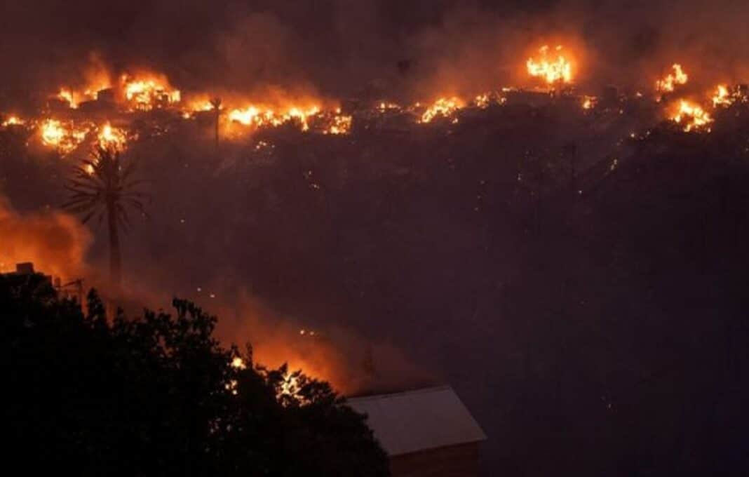 estado emergencia incendio Viña del Mar