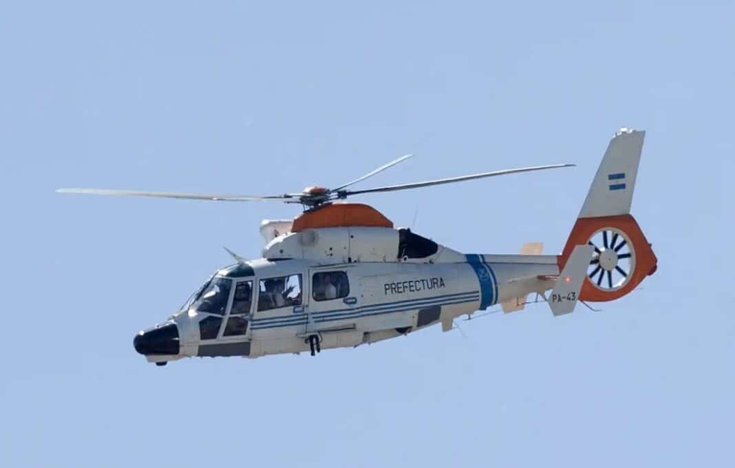 selección Argentina evacuada en helicóptero