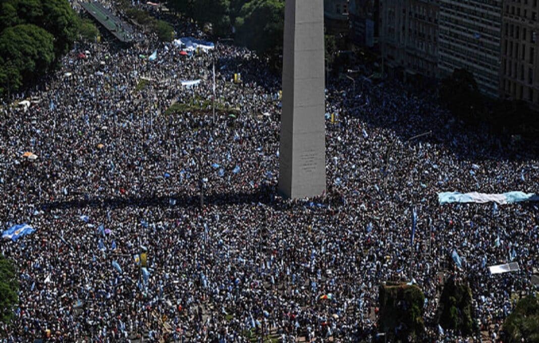 argentinos celebraron campeonato argentina