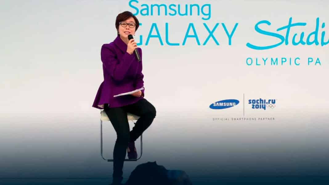 Samsung presidente mujer