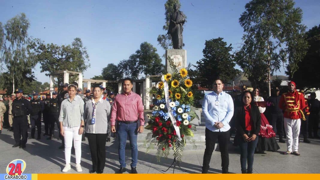 Conmemoraron muerte del Libertador Simón Bolívar en Guacara