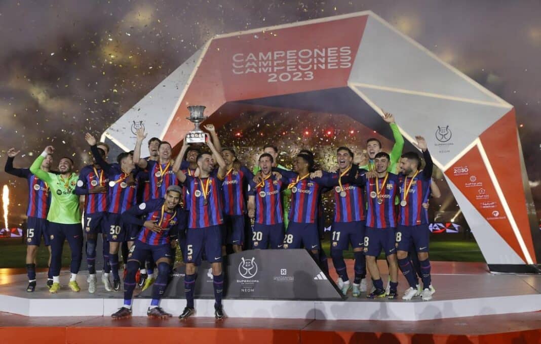 Barcelona conquistó la Supercopa de España