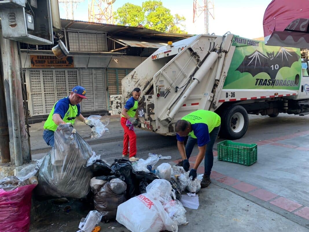limpieza saneamiento calles Puerto Cabello