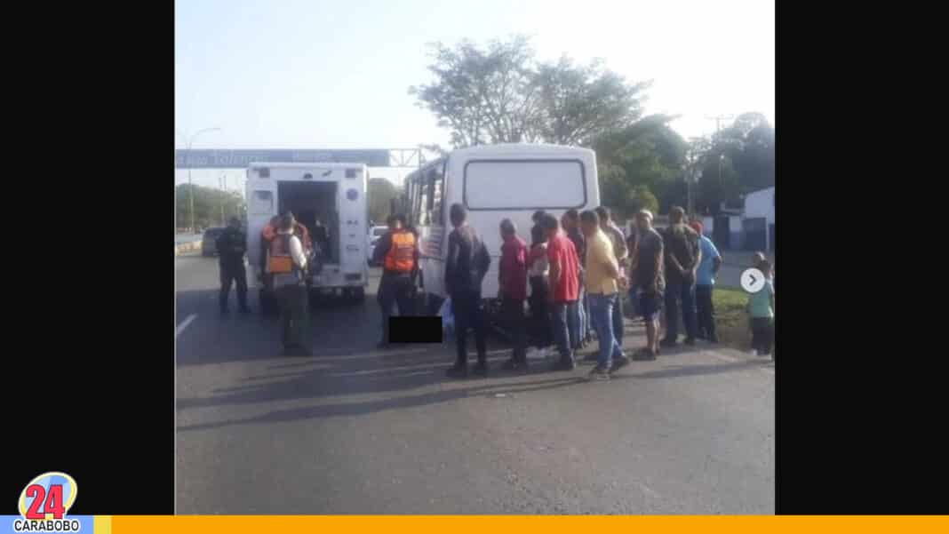 Accidente autopista Tocuyito-Valencia