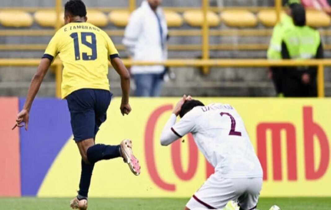 Venezuela sub-20 igualó Ecuador