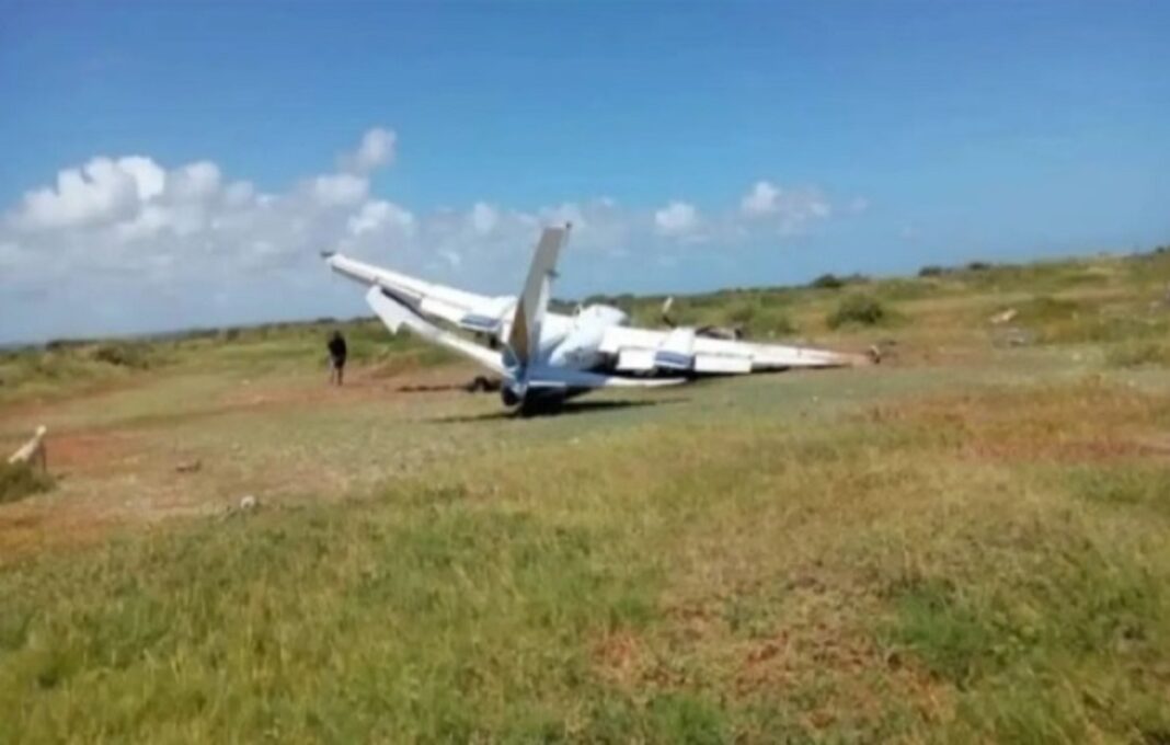 avioneta descarriló aeródromo de Adicora
