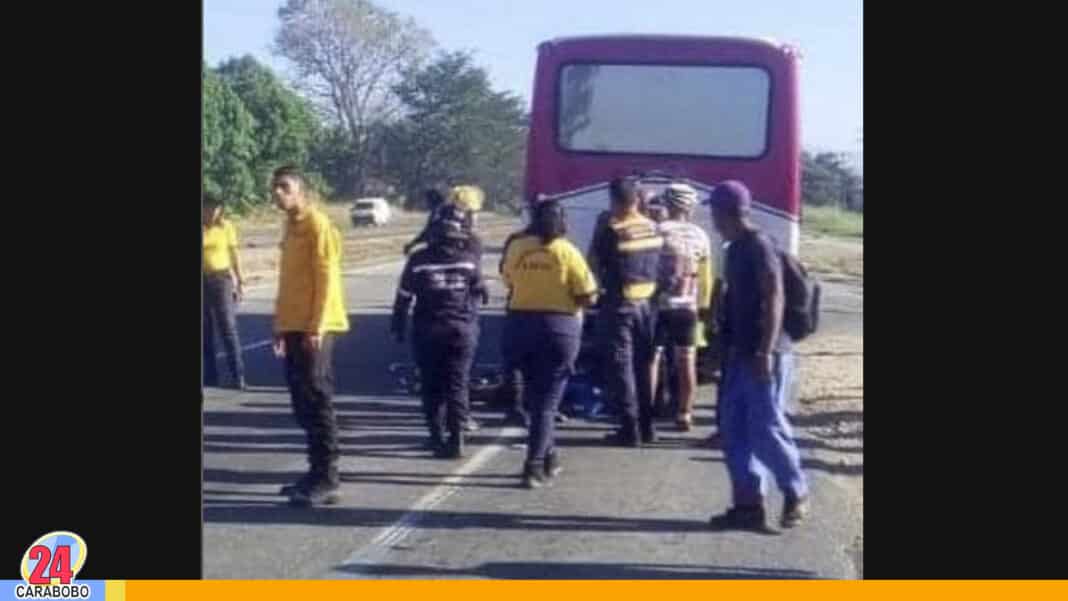 Accidente autopista Valencia - Campo de Carabobo hoy