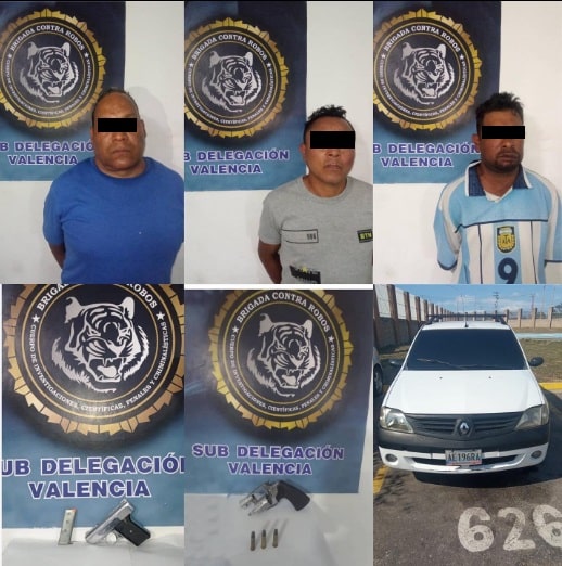 Cicpc “Los Manaos” robaban comercios Valencia