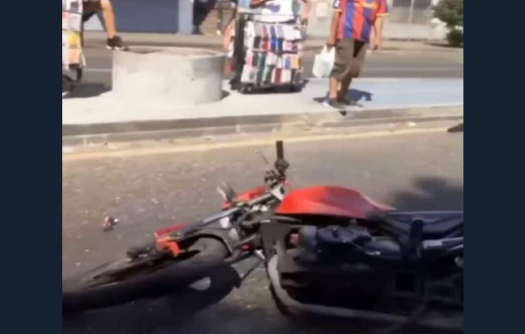 colisión motocicletas Caracas