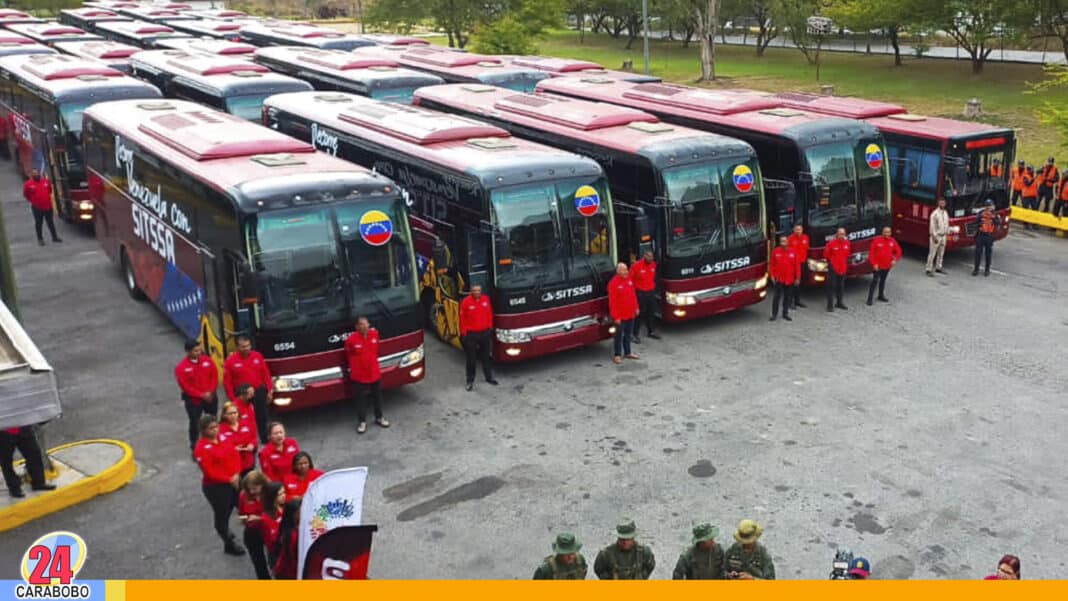 unidades de transporte público Carnavales 2023