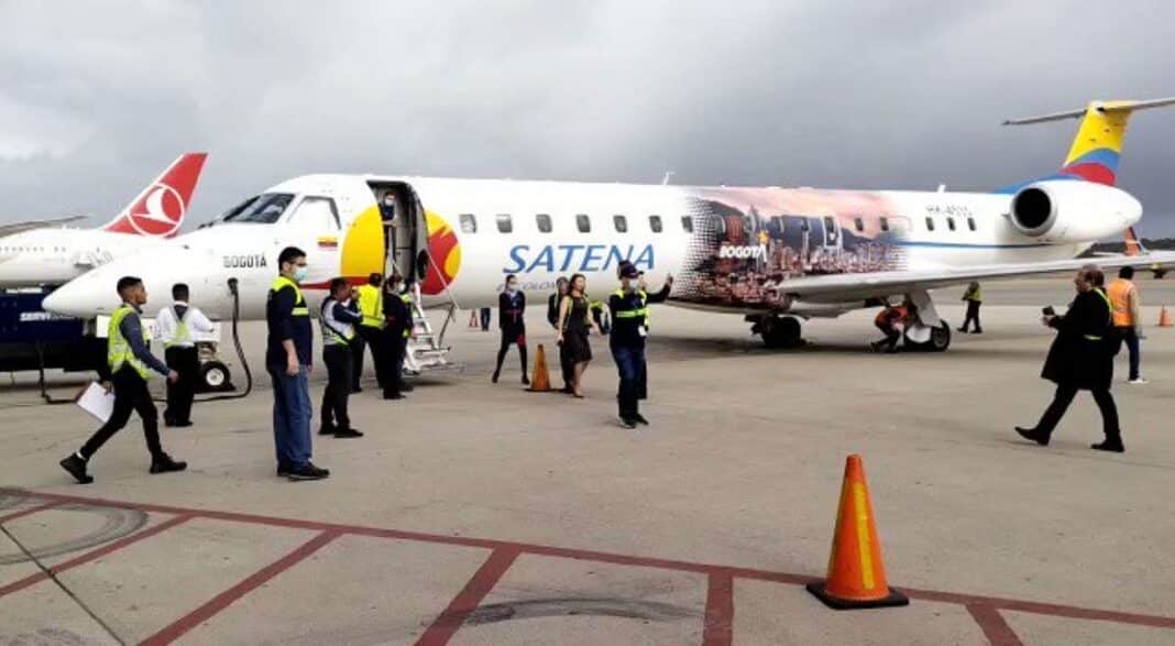 Aerolínea colombiana ruta Bogotá-Maiquetía
