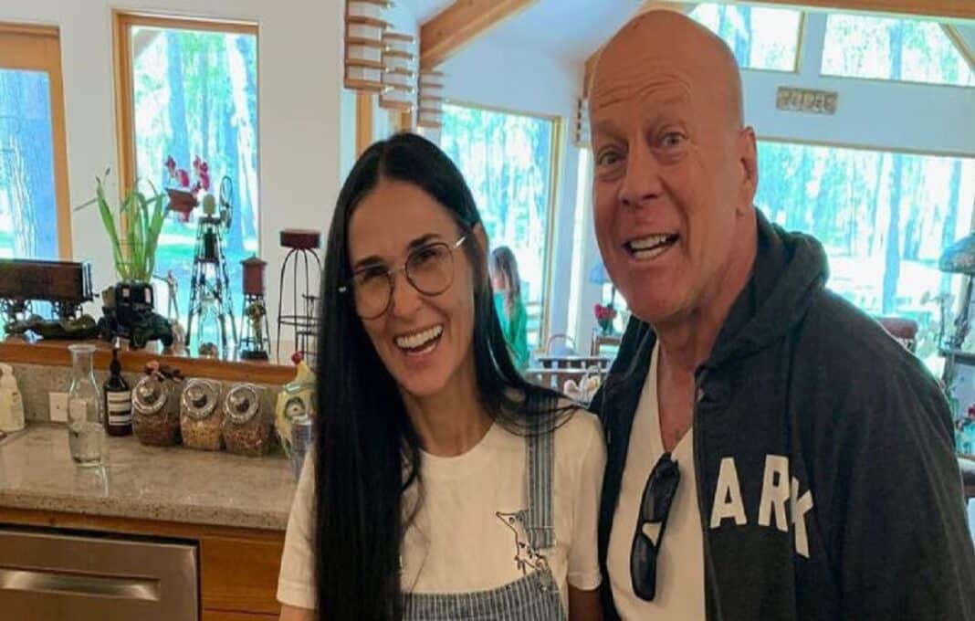 Demi Moore mudó casa Bruce Wills