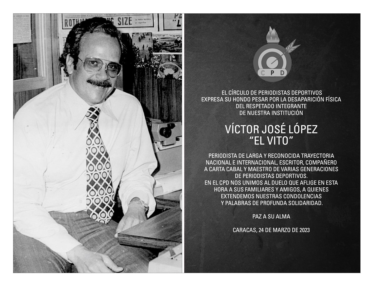 Fallece Víctor José López