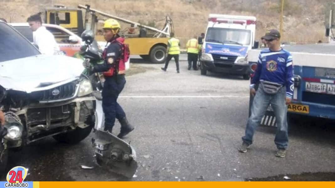 Accidente ARC sentido Valencia Maracay