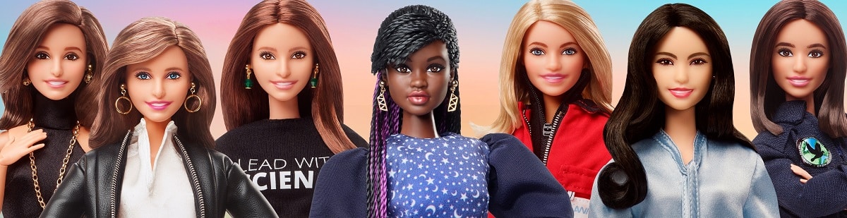 Mattel siete nuevas Barbie