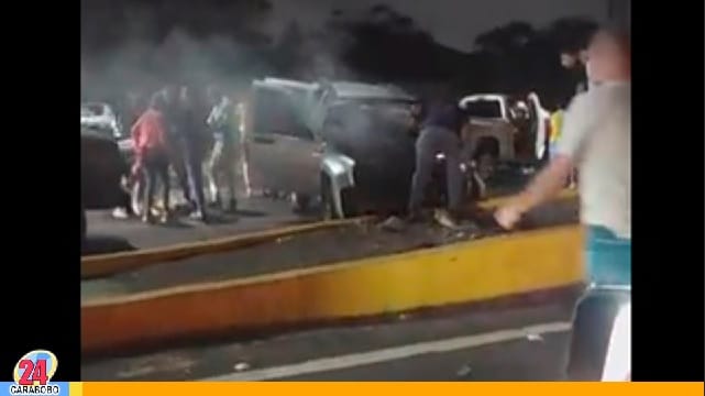 Accidente en la Autopista Caracas La Guaira - Accidente en la Autopista Caracas La Guaira