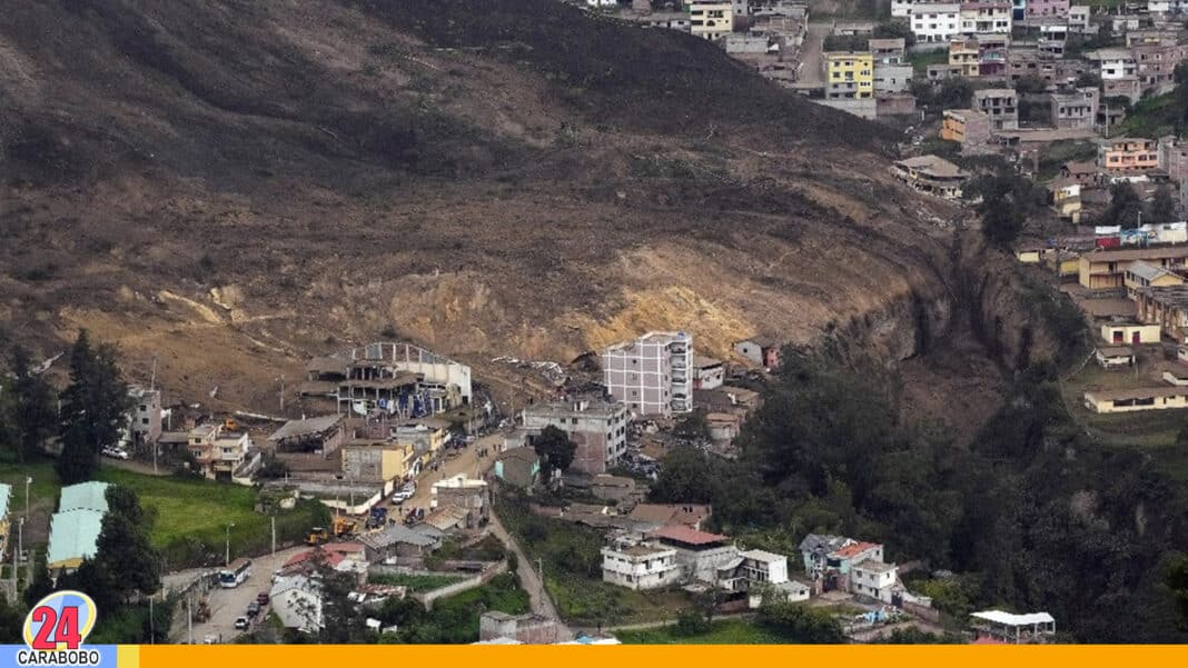 Deslizamiento de tierra en Ecuador