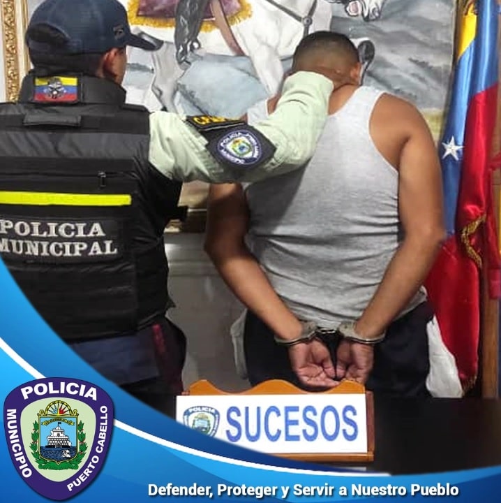 Sujeto quedó detenido en Puerto Cabello - Sujeto quedó detenido en Puerto Cabello