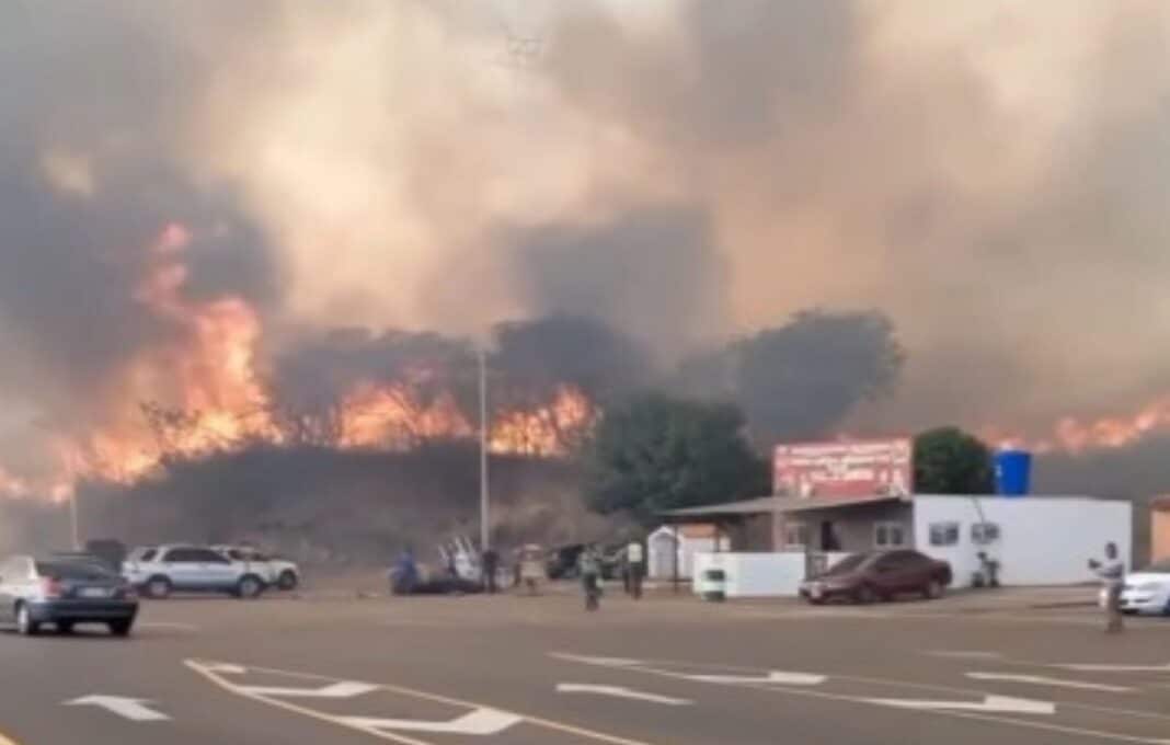 incendio vegetación peaje maracay valencia