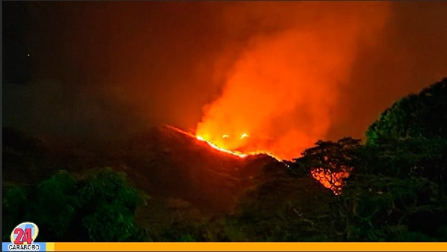 incendios forestales en Carabobo
