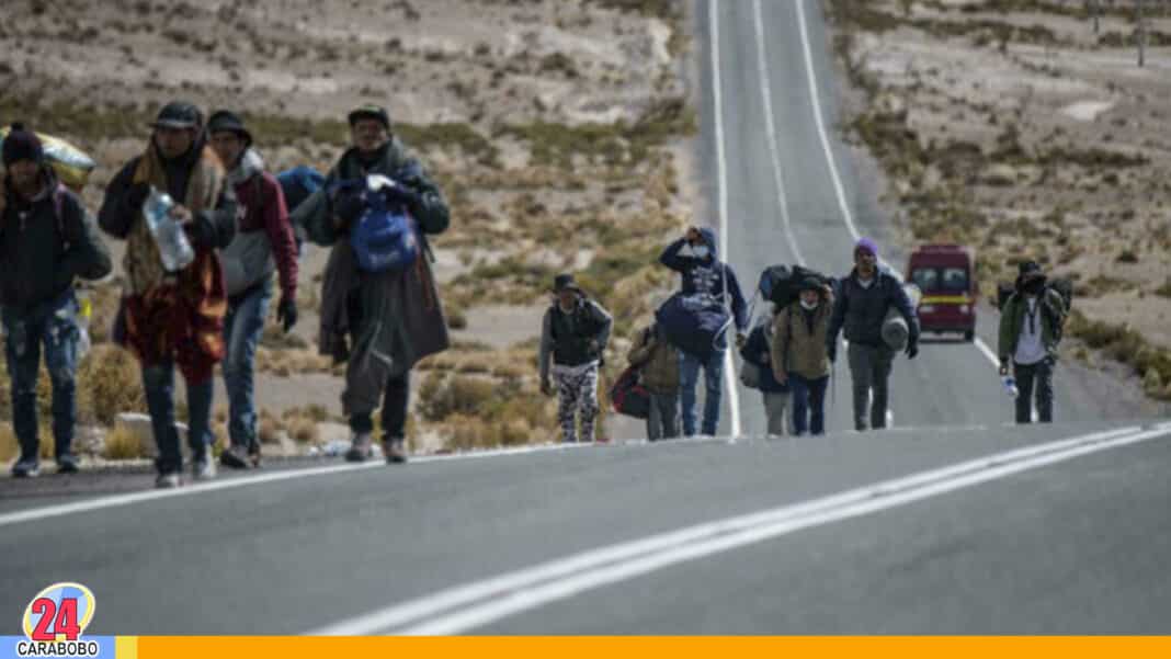 Llegada de migrantes venezolanos a Chile se redujo